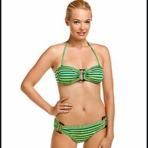 Nanette Lepore Neon Green Strobe Light 💡Bikini